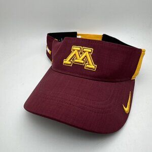 Minnesota Gophers Visor  Hat Nike Maroon Hat Strapback Cap Dri Fit Adjustable